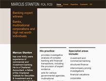 Tablet Screenshot of marcusstanton.com